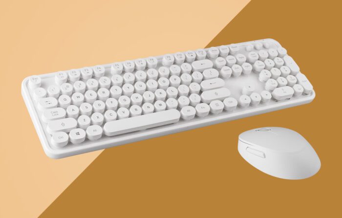 Wireless keyboard + mouse set MOFII Sweet 2.4G (white) - Image 4
