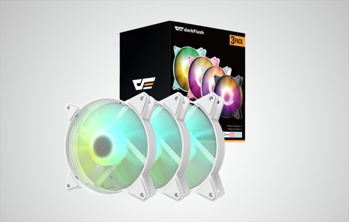 Computer Fan Set ARGB Darkflash C6 3in1 120x120 (white) - Image 6