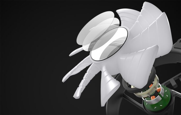 Computer fan set ARGB Darkflash INF8 3in1 120x120 (white) - Image 7