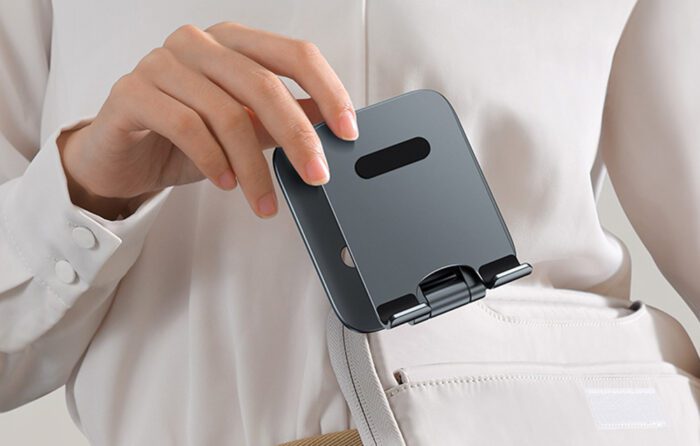 Stand holder Baseus Biaxial for phone (grey) - Image 11