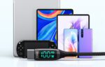 USB-C to USB-C cable BlitzWolf BW-TC23, with display, 100W, 0.9m (black) - Image 7