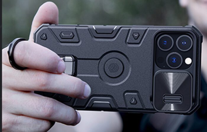 Case Nillkin CamShield Armor Pro for iPhone 14 Pro Max (black) - Image 6