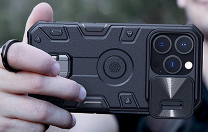 Case Nillkin CamShield Armor Pro for iPhone 14 Pro (black) - Image 6