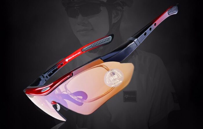 Polarized cycling glasses Rockbros 10003 (black) - Image 3