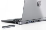 USB-C docking station / Hub for MacBook Pro 13" / 14" INVZI MagHub 12in2 with SSD tray (gray) - Image 4