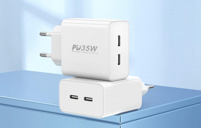 Wall charger Foneng EU50 PD 35W 2x USB-C ports (white) - Image 6