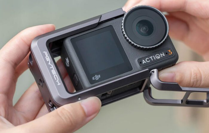 Camera Aluminum Cage PGYTECH for DJI OSMO Action 4/3 - Image 3
