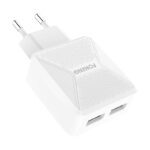 GaN Foneng EU50 charger, 35W 2x USB-C to Type-C to Lightning (white) - Image 4