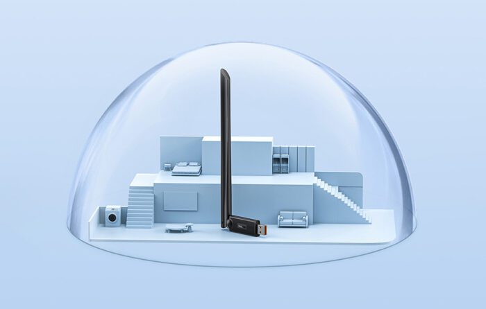 Baseus FastJoy adapter Wi-Fi with antenna, 150Mbps (black) - Image 11