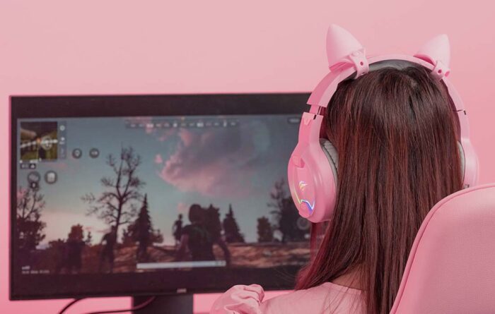 Gaming headphones Havit GAMENOTE H2233d  RGB (pink) - Image 7