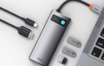 Hub 5in1 Baseus Metal Gleam Series, USB-C to 3x USB 3.0 + HDMI + USB-C PD - Image 13