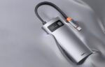 Hub 4in1 Baseus Metal Gleam Series, USB-C to 4x USB 3.0 - Image 6