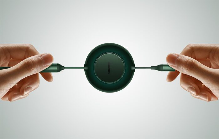 Baseus Bright Mirror 3, USB 3-in-1 cable for micro USB / USB-C / Lightning 66W / 2A 1.1m (Green) - Image 9