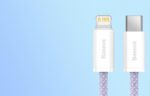 USB-C cable for Lightning Baseus Dynamic 2 Series, 20W, 1m (purple) - Image 7
