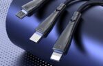 3in1 USB to USB-C / Lightning / Micro USB Cable, Mcdodo CA-6960, 1.2m (Black) - Image 4