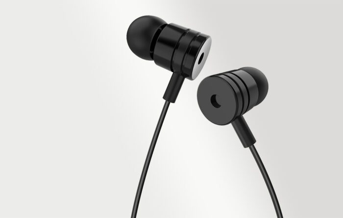 Foneng EP200 wired, in-ear headphones, mini jack (black) - Image 3