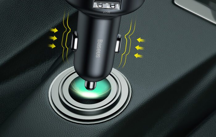 Baseus Enjoy Car Wireless MP3 Charger, Bluetooth 5.0, microSD, AUX (black) - Image 14