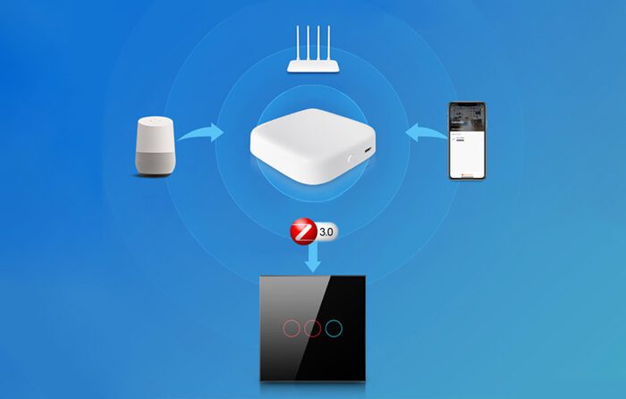 Smart Light Switch ZigBee Avatto LZTS02-EU-B1 1 Way No Neutral TUYA (black) - Image 5