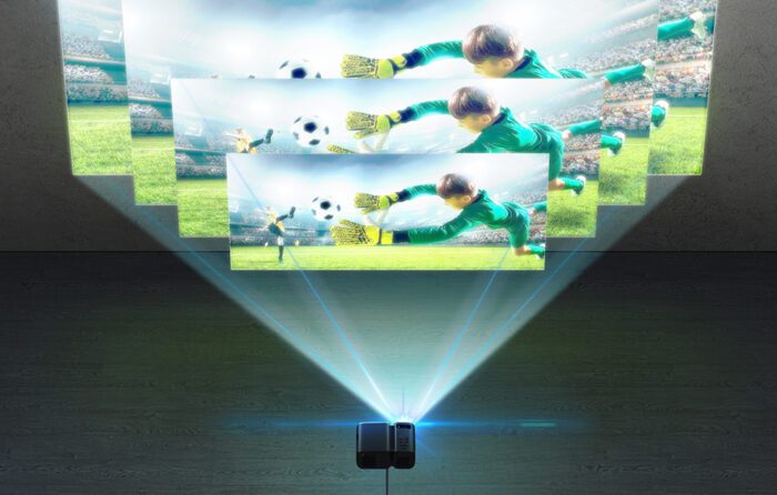 BlitzWolf BW-V3 Mini LED beamer / projector, Wi-Fi + Bluetooth (black) - Image 5