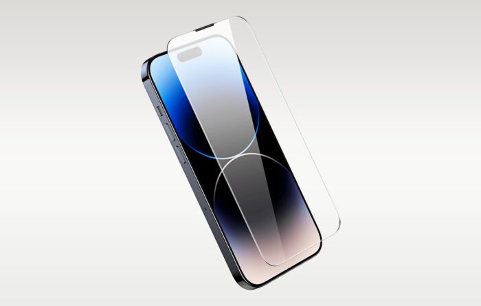 Tempered Glass Baseus Corning for iPhone 14 Pro with built-in dust filter - Image 13