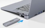 USB-C docking station / Hub for MacBook Pro 13" / 14" INVZI MagHub 12in2 with SSD tray (gray) - Image 5