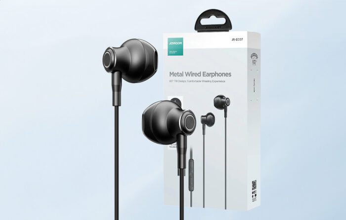 Wired Earphones JR-EC07, Type-C (Black) - Image 3