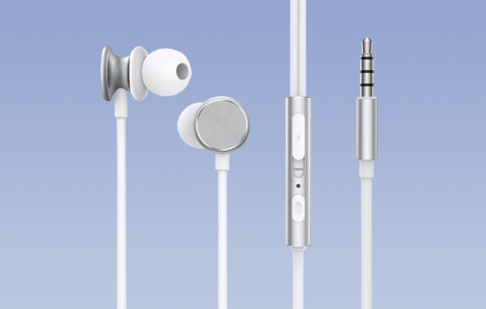 Wired Earphones JR-EW03, Half in Ear (Silver) - Image 6