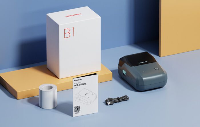 Niimbot B1 wireless label printer (LakeBlue) - Image 9