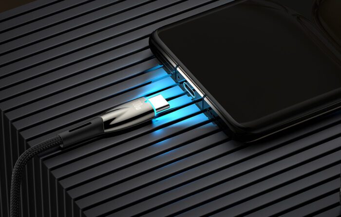 USB cable for USB-C Baseus Glimmer Series, 100W, 1m (Black) - Image 11
