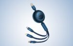 Baseus Bright Mirror 3, USB 3-in-1 cable for micro USB / USB-C / Lightning 66W / 2A 1.1m (Blue) - Image 7