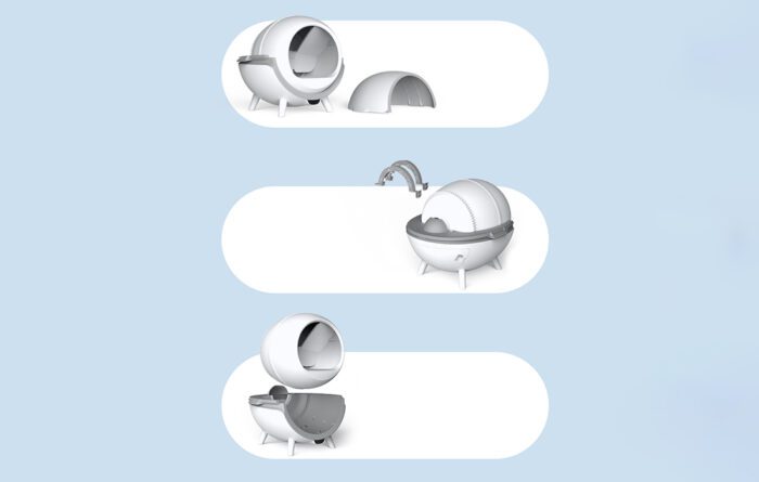 Intelligent self-cleaning cat litter box Petwant - Image 8