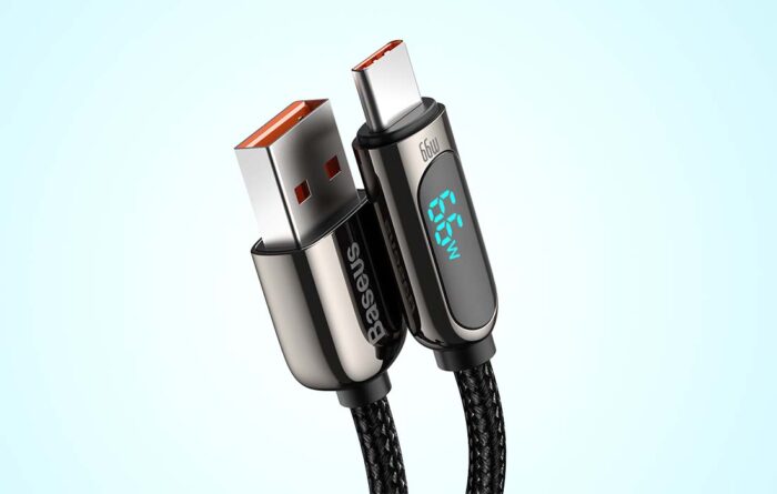 Baseus Display Cable USB to Type-C, 66W, 1m (black) - Image 12