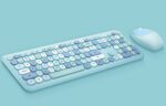 Wireless keyboard + mouse set MOFII 666 2.4G (Blue) - Image 4