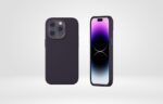 Baseus Liquid Silica Gel Case for iPhone 14 Pro (Elderberry)+ tempered glass + cleaning kit - Image 8