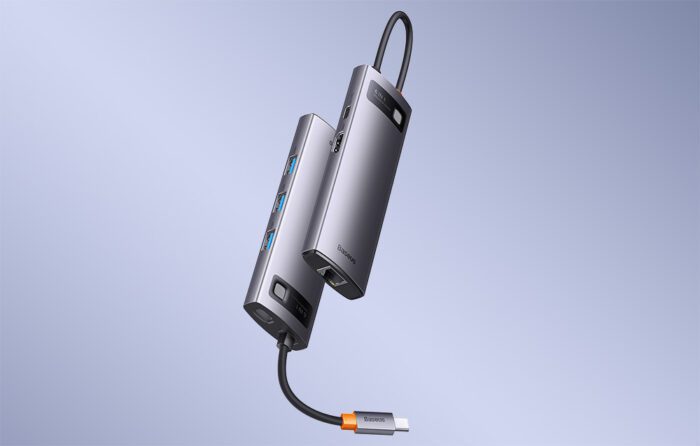 Hub 6in1 Baseus StarJoy Series, USB-C to 3x USB 3.0 + HDMI + USB-C PD + RJ45 - Image 14