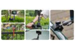 TELESIN Universal Handlebar Tube Clamp Mount for sport cameras (aluminum) - Image 9