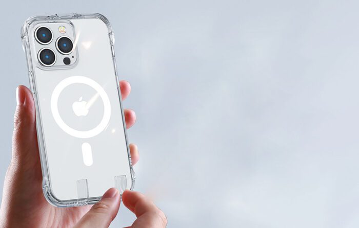 Joyroom JR-14H6 transparent magnetic case for iPhone 14 Pro - Image 3