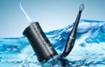 Sonic toothbrush with tips set and water flosser Bitvae D2+C2 (black) - Image 10