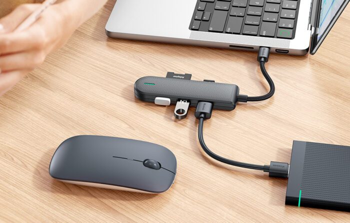 Hub USB-C Mcdodo HU-1430 5w1 (USB2.0*3,USB3.0*1,SD/TF) - Image 6