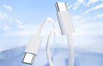Joyroom S-A45 USB-C to USB-C cable, 60W, braided, 1m (white) - Image 2
