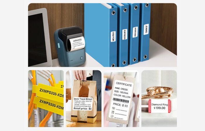 Niimbot B1 wireless label printer (LakeBlue) - Image 7