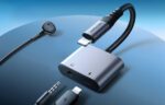 2-in-1 Audio adapter Joyroom SY-L01 Lightning to 3.5mm + Lightning (black) - Image 8