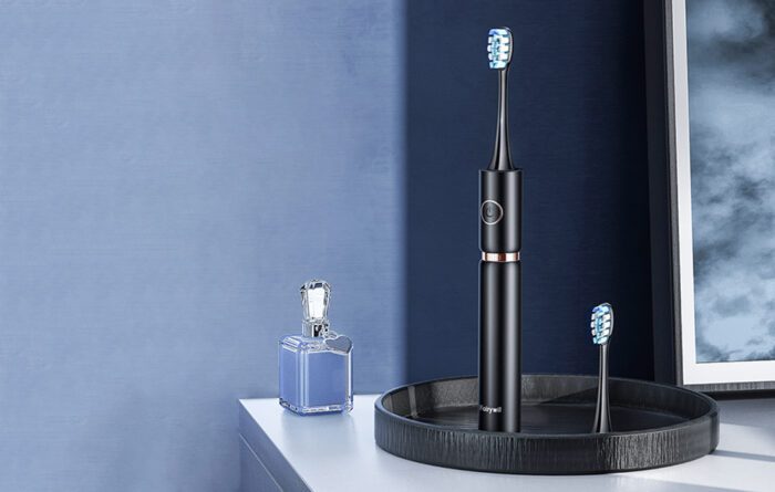 Sonic toothbrush with head set and case FairyWill FW-P11 (Black) - Image 4
