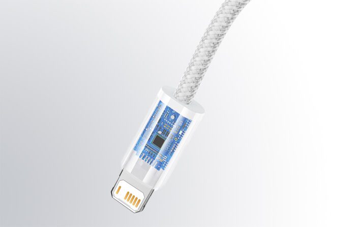 Baseus Dynamic cable USB to Lightning, 2.4A, 2m (White) - Image 9