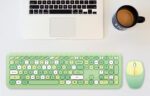 Wireless keyboard + mouse set MOFII 666 2.4G (Green) - Image 3
