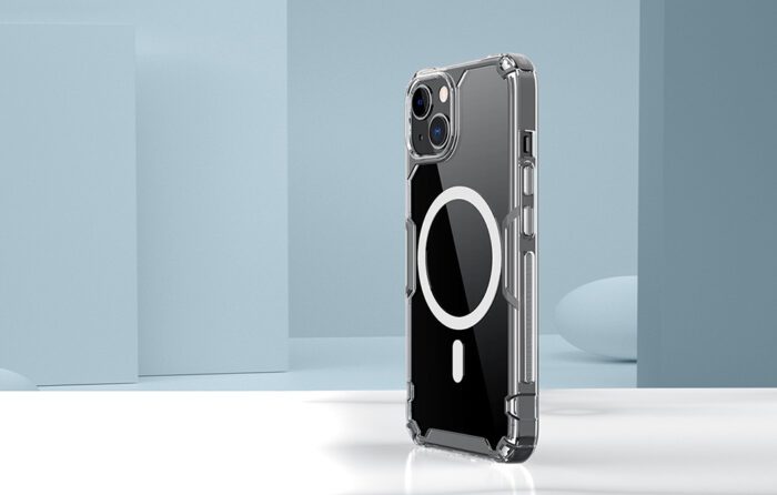 Magnetic Case Nillkin Nature TPU Pro for Apple iPhone 13/14 (White) - Image 2