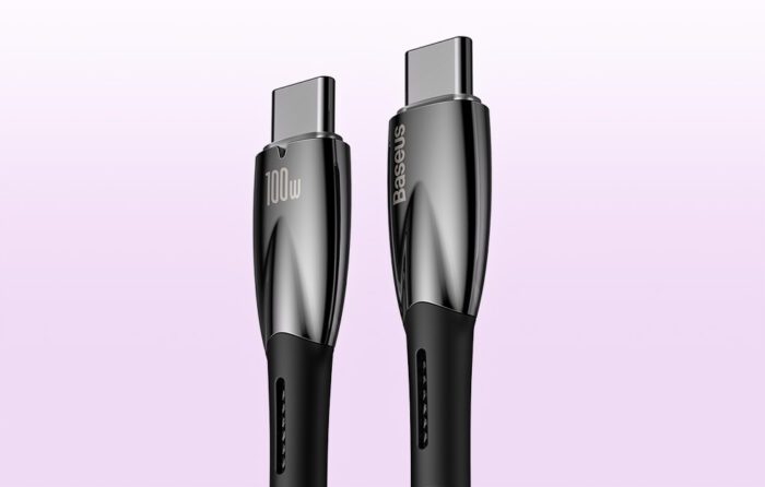 USB-C cable for USB-C Baseus Glimmer Series, 100W, 1m (Black) - Image 13