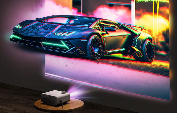LED projector BlitzWolf BW-V5 1080p, HDMI, USB, AV (white) - Image 10