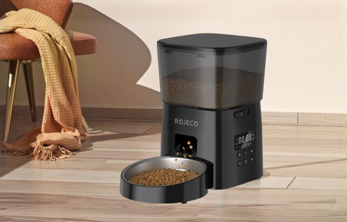 Rojeco 2L Automatic Pet Feeder Button Version - Image 8