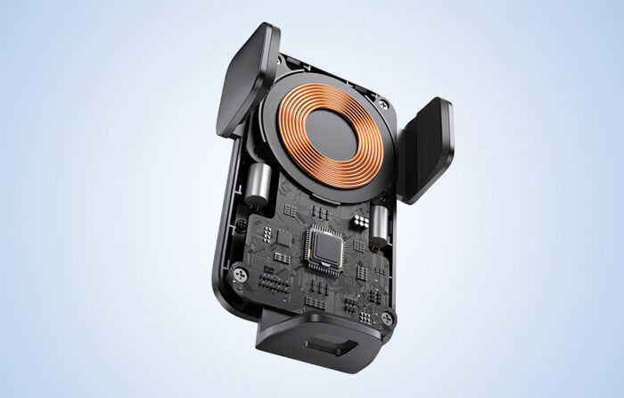 Baseus Wisdom Wireless Charging Air vent Electric Car Phone Holder (black) - Image 11
